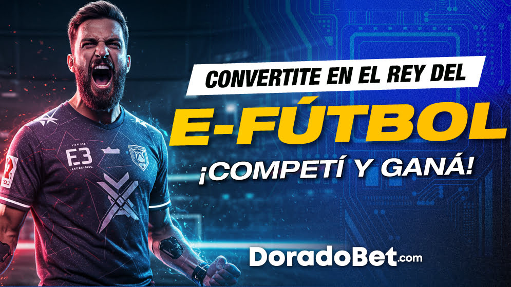 Rey del E-Fútbol en Doradobet Costa Rica: torneo de apuestas en eFootball. Participa, apuesta en línea y escala en la clasificación con tus pronósticos deportivos