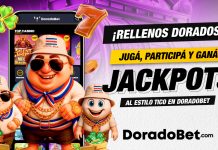 Jackpot Rellenos Dorados de DoradoBet, la mejor casa de apuestas en Costa Rica para apuestas en línea y casino slots.