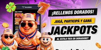 Jackpot Rellenos Dorados de DoradoBet, la mejor casa de apuestas en Costa Rica para apuestas en línea y casino slots.