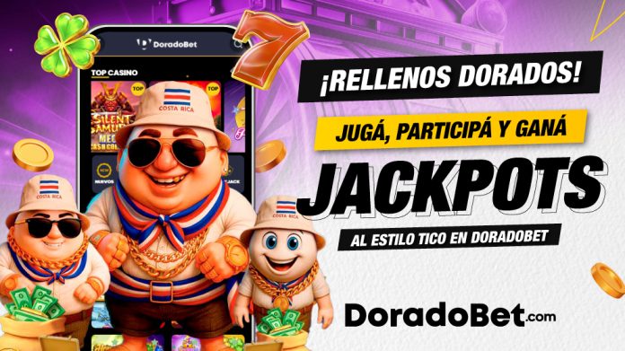 Jackpot Rellenos Dorados de DoradoBet, la mejor casa de apuestas en Costa Rica para apuestas en línea y casino slots.