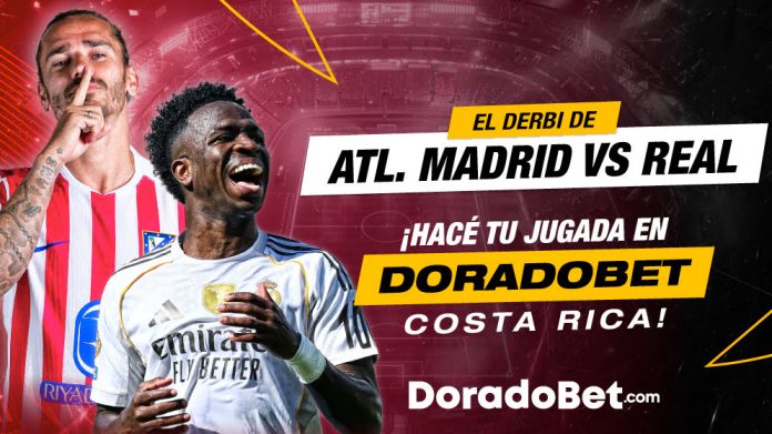 Apuestas del partido Atlético Madrid vs Real Madrid con las mejores cuotas y mercados de Costa Rica en Doradobet. ¡Registrate ya!