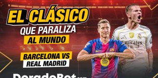 Clásico Barcelona vs Real Madrid: datos, fecha y apuestas Apuestas del partido Barcelona vs Real Madrid con las mejores cuotas y mercados del país. ¡Ingresa ya!