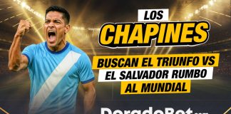 Apuestas del partido El Salvador vs Guatemala en Doradobet con las mejores cuotas y mercados del país. ¡Ingresa ya!