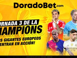 Uefa Champions League jornada 3 con los mejores consejos y pronósticos de Perú en Doradobet. ¡Registrate ya!