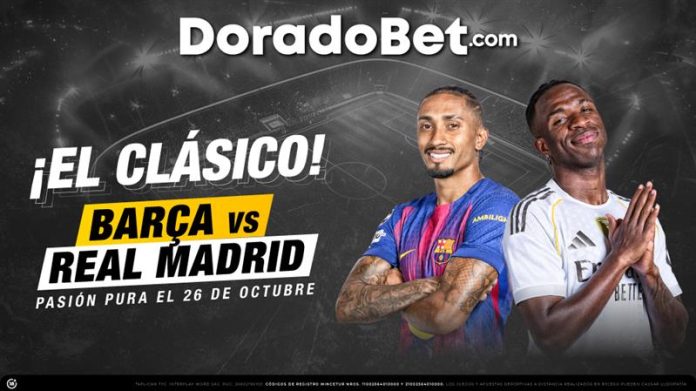 Apuestas del partido FC Barcelona vs Real Madrid, con las mejores cuotas y mercados de Perú en Doradobet. ¡Entra ya!