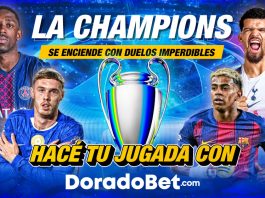 Apuestas de la UEFA Champions League, con los mejores mercados y cuotas del país. ¡Registrate en Doradobet!