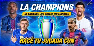 Apuestas de la UEFA Champions League, con los mejores mercados y cuotas del país. ¡Registrate en Doradobet!