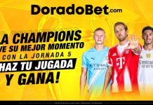 Partidos de la Champions League con los mejores mercados y pronósticos del país. ¡Registrate ya en Doradobet, y apuesta!