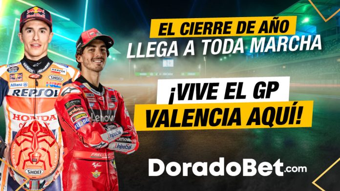Apuestas del MotoGp Valencia con las mejores cuotas y mercados del país. ¡Ingresa ya y haz tus apuestas!