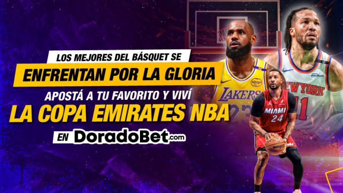 COPA-NBA-995X559 Análisis previo de la final Copa NBA de la Emirates NBA Cup entre Spurs y Knicks con datos y estadísticas del partido.