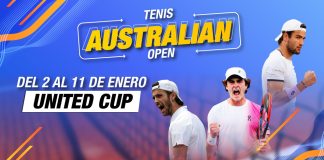 Los jugadores de tenis destacados en la United Cup 2026 preparándose para el Australia Open 2026, ideales para apuestas de tenis Guatemala en Doradobet