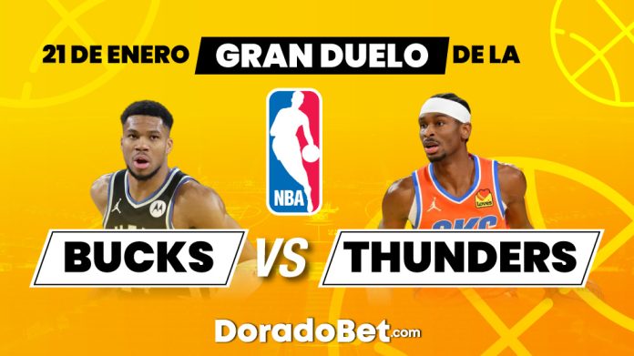 Thunders vs Bucks partido NBA del 21 de enero con análisis completo, pronósticos de baloncestro y apuestas deportivas Guatemala en Doradobet