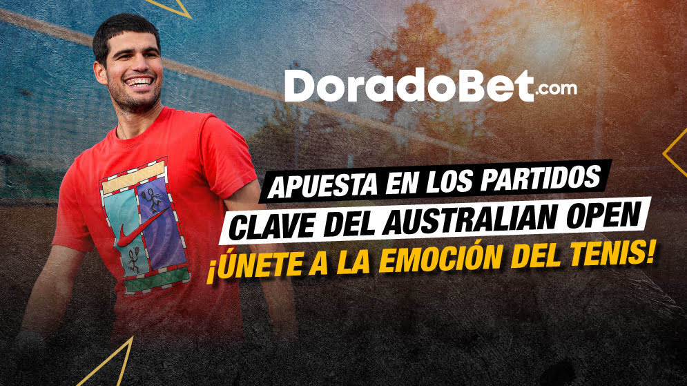 Australian Open 2026 en Melbourne con los mejores tenistas del mundo y diferentes mercados de apuestas en Doradobet Ecuador