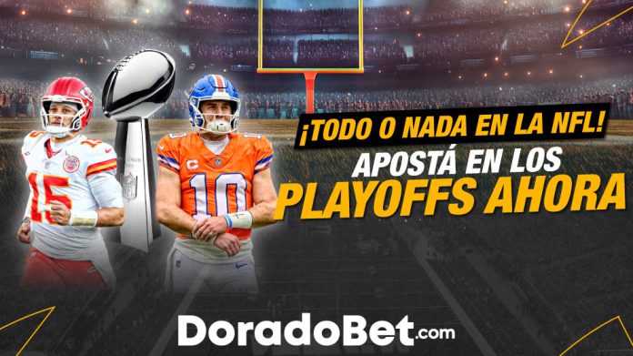 Apuestas deportivas NFL en vivo durante los playoffs NFL 2026, análisis en tiempo real de NFL Games disponibles en Doradobet Costa Rica.