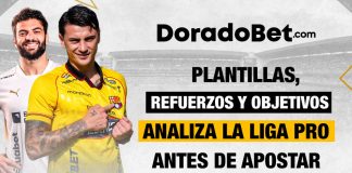 Apuestas Liga Pro Ecuador 2026 con análisis de equipos favoritos como Emelec, Liga de Quito, Barcelona SC e Independiente del Valle en Doradobet Ecuador.