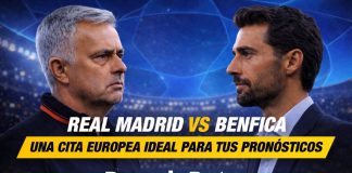 Real Madrid vs Benfica en Lisboa por el playoff de la Champions League 2026 con Mbappé como figura clave.