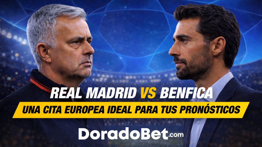 Real Madrid vs Benfica en Lisboa por el playoff de la Champions League 2026 con Mbappé como figura clave.