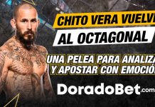 Chito Vera vs David Martínez: todo o nada para el ecuatoriano en el UFC Fight Night Chito Vera vs David Martínez en UFC Fight Night 268 desde la Arena CDMX.