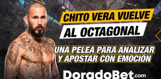 Chito Vera vs David Martínez: todo o nada para el ecuatoriano en el UFC Fight Night Chito Vera vs David Martínez en UFC Fight Night 268 desde la Arena CDMX.