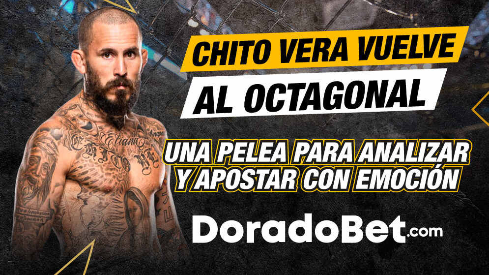 Chito Vera vs David Martínez en UFC Fight Night 268 desde la Arena CDMX.