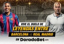 Apuestas deportivas seguras en Doradobet para el partido Barcelona vs Real Madrid en la Copa de Leyendas 2026 en Costa Rica.
