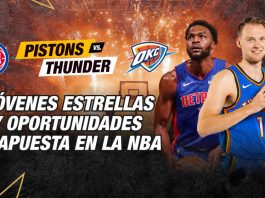Pistons vs Thunder con duelo entre líderes de conferencia en partido clave de la NBA.