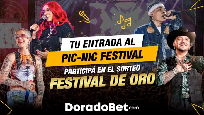 Sorteo festival en Oro de DoradoBet con entradas para Picnic Festival Costa Rica