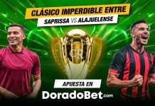 El clásico nacional se vive en Doradobet. Viví el duelo Saprissa vs Alajuelense con mercados actualizados y cuotas competitivas. Regístrate ya.