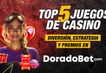 Este es el Top 5 de juegos de casino en DoradoBet Top de juegos casino en DoradoBet con Aviator, tragamonedas y opciones de casino en vivo.