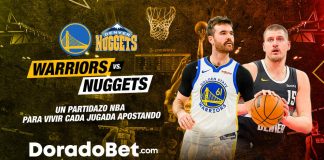 Warriors vs Nuggets en el Chase Center con duelo entre Stephen Curry y Nikola Jokic por la NBA.