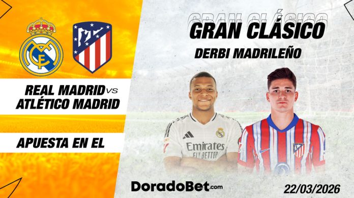 22-derbi derbi madrileño Real Madrid vs Atlético Madrid partido de laliga español