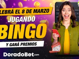 Día de la mujer celebrando con juegos de bingo online en DoradoBet Costa Rica