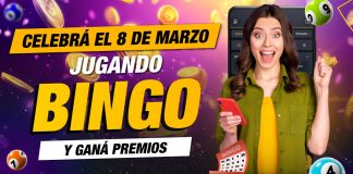 Día de la mujer celebrando con juegos de bingo online en DoradoBet Costa Rica