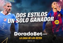 Atlético de Madrid vs Barcelona partido de LaLiga con pronostico apuestas deportivas en Ecuador.
