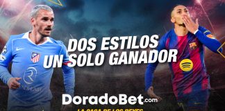 Atlético de Madrid vs Barcelona partido de LaLiga con pronostico apuestas deportivas en Ecuador.