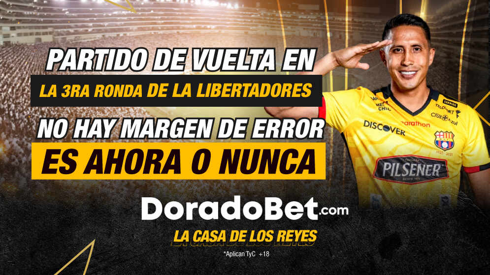 Partido de vuelta Copa Libertadores entre Botafogo y Barcelona SC por la tercera ronda clasificatoria.