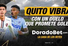 Partido LDU vs U Católica por la Liga Ecuabet 2026 disputado en el Estadio Rodrigo Paz Delgado entre Liga de Quito y Universidad Católica.
