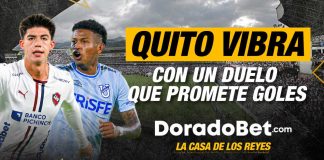 Partido LDU vs U Católica por la Liga Ecuabet 2026 disputado en el Estadio Rodrigo Paz Delgado entre Liga de Quito y Universidad Católica.