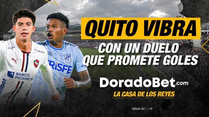 Partido LDU vs U Católica por la Liga Ecuabet 2026 disputado en el Estadio Rodrigo Paz Delgado entre Liga de Quito y Universidad Católica.