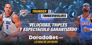 Shai vs Edwards: el duelo que marca la jornada entre Thunder vs Timberwolves Partido Thunder vs Timberwolves de la NBA entre Oklahoma City Thunder y Minnesota Timberwolves en el Paycom Center.