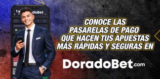 Pasarela de pago en DoradoBet con opciones digitales y redes aliadas para depósitos y retiros.