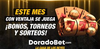 Promociones de marzo en DoradoBet Ecuador con bono de bienvenida, cashback, torneos de apuestas y sorteos.