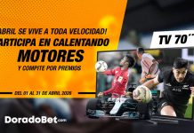 Sorteo Calentando Motores DoradoBet: participa y gana Sorteo Calentando Motores de Doradobet. Premio de televisor 70 pulgadas desde Guatemala.