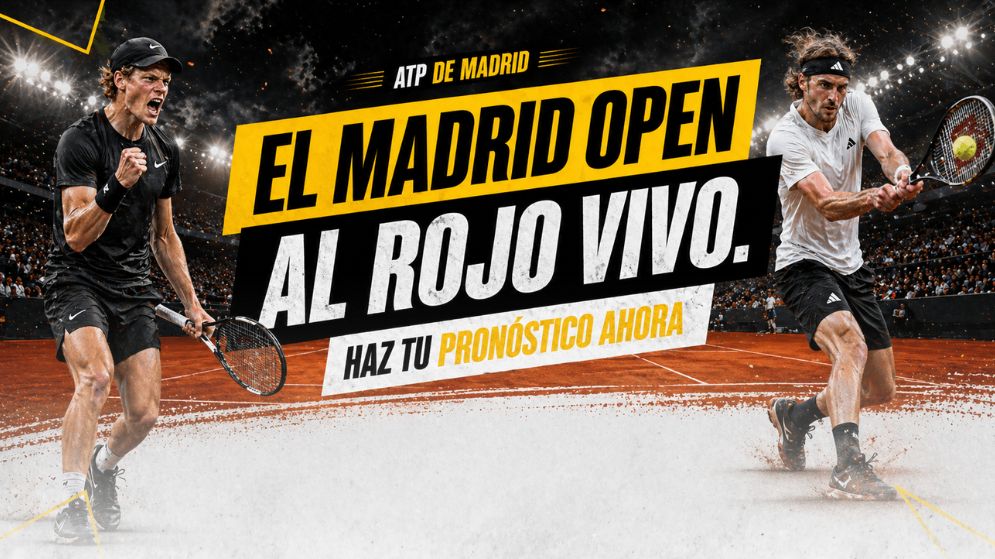 Analiza cómo va el ATP de Madrid como un experto y realiza tus pronósticos deportivos con una de las mejores casas de apuestas, DoradoBet.