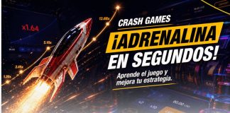 Crash game con cohete despegando y multiplicador en tiempo real. Juega ahora en DoradoBet Ecuador.