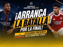 Analiza la semifinales ida Champions League con presencia de nuestros jugadores ecuatorianos. Realiza ya tus pronósticos en DoradoBet Ecuador.
