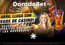 ¡Abril llega con juegos de casino! Descubre los favoritos del mes y las novedades