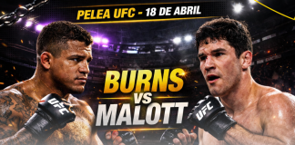 Burns vs Malott pronóstico y apuestas para UFC Fight Night con Doradobet El Salvador. Apuesta ahora.