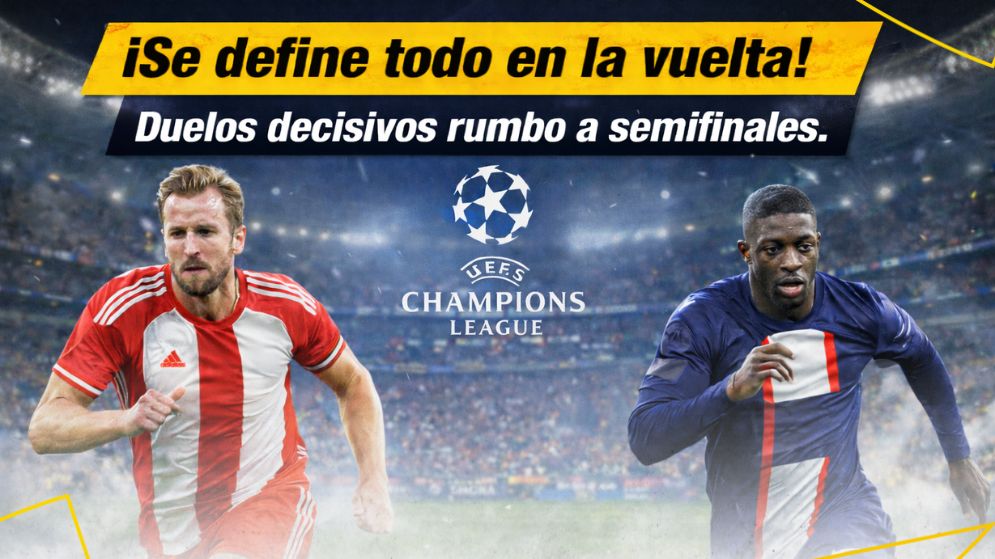 Análisis completo de la vuelta de los cuartos de final Champions League 2026 con partidos, favoritos, resultados de ida y pronóstico Champions League para apostar mejor.