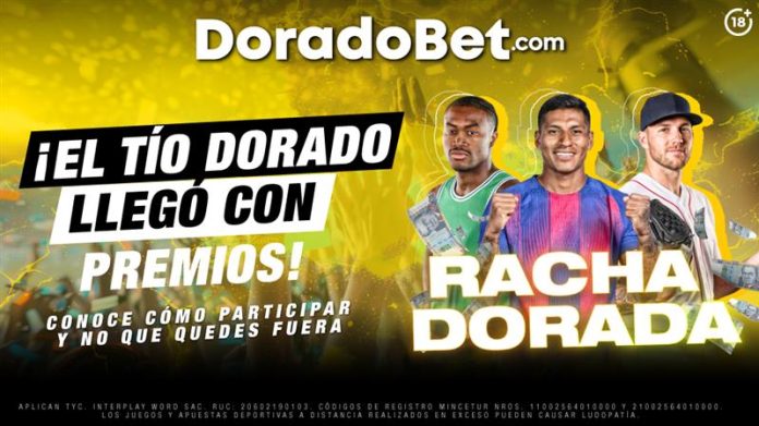 Sorteo el tío dorado en Doradobet Perú con premios y viaje al Mundial